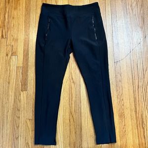Athleta Leggings Womens Large Stellar Tight Work Travel Pants Black 870815